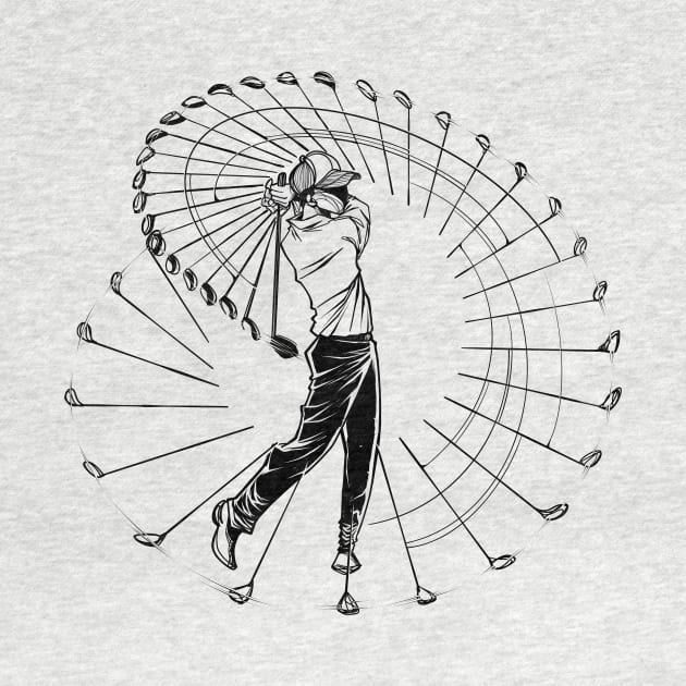 Stroboscopic Golf Swing by MattKetmo